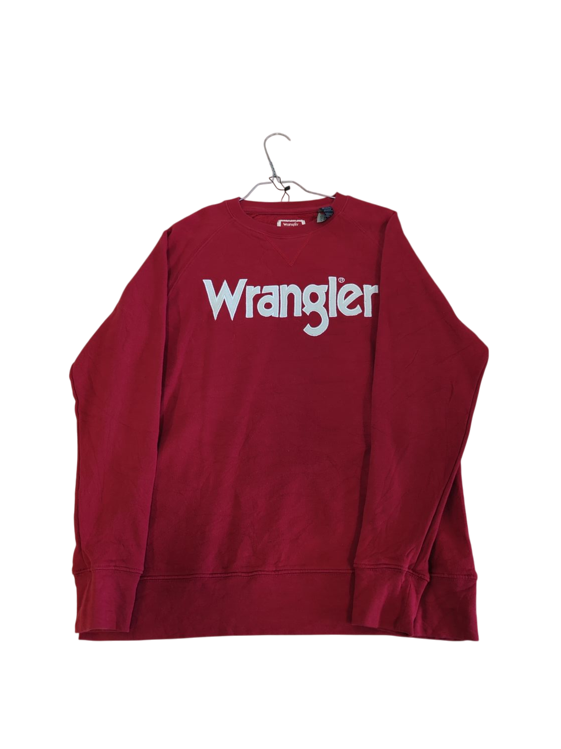 Wrangler Red Crew Neck Sweatshirt - Vintage 1947 Brand