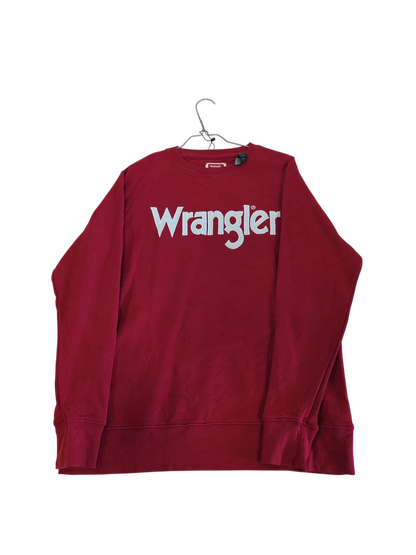 Wrangler Red Crew Neck Sweatshirt - Vintage 1947 Brand