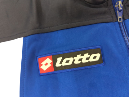 Lotto Men's Blue and Navy Windbreaker Jacket - Size M