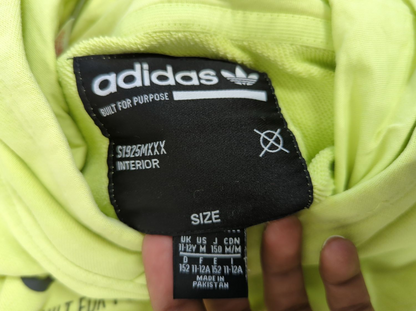 Adidas Neon Yellow Sweatshirt - Size M