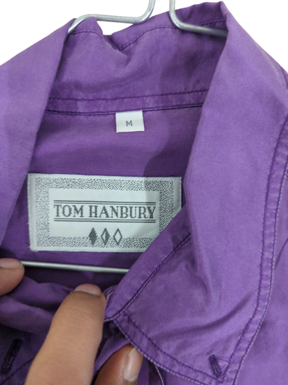 Tom Hanbury Purple Button-Down Shirt - Size M