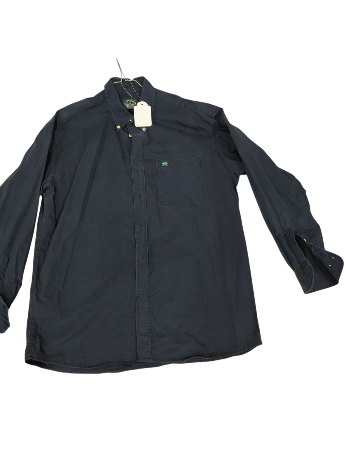 Dockers Navy Button-Down Shirt - Size M