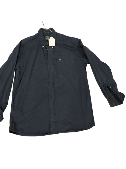Dockers Navy Button-Down Shirt - Size M