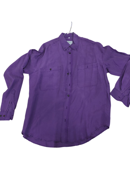 Tom Hanbury Purple Button-Down Shirt - Size M