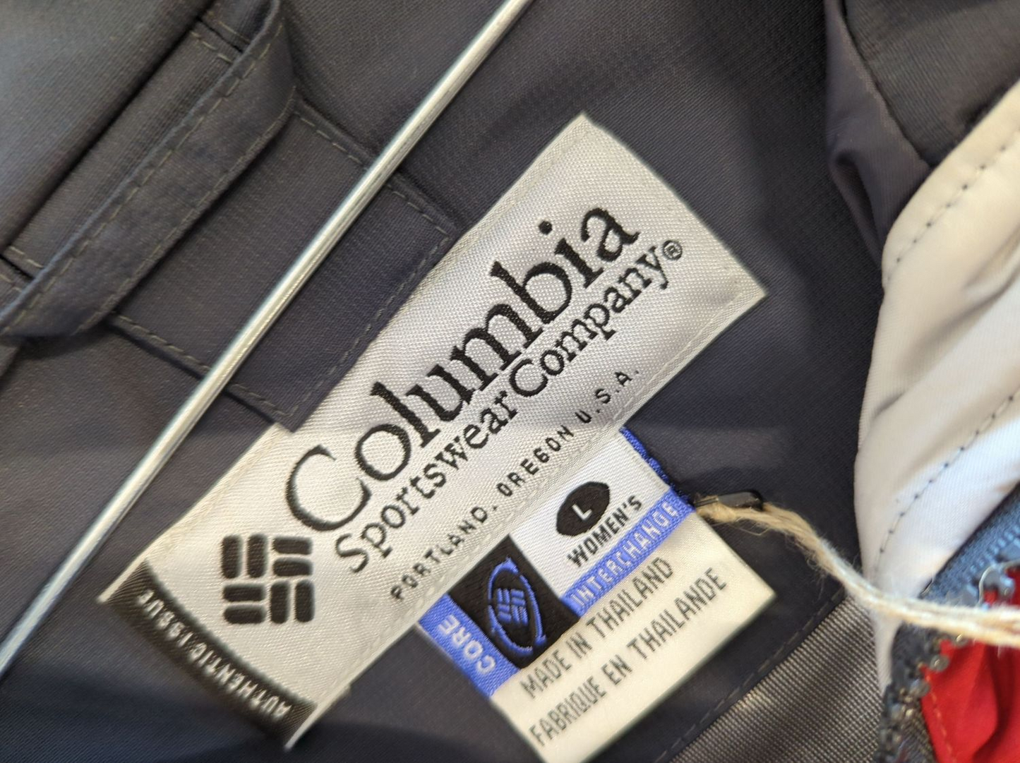 Columbia Sportswear Red Windbreaker Jacket - Size L