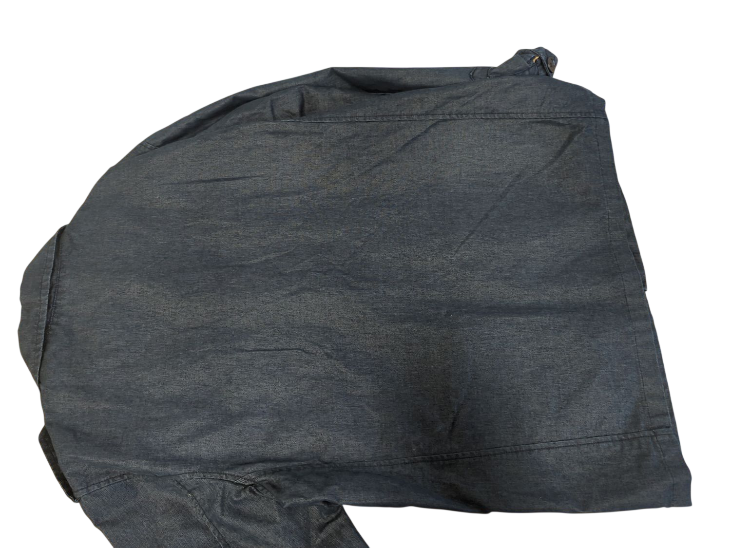 Armani Jeans Grey Denim Jacket - Size XL