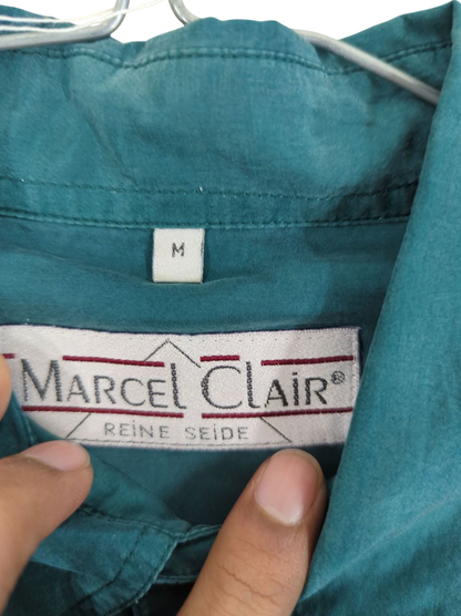 Marcel Clair Teal Button-Down Shirt - Size M