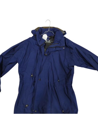 Helly Hansen Navy Blue Windbreaker Jacket - Size M
