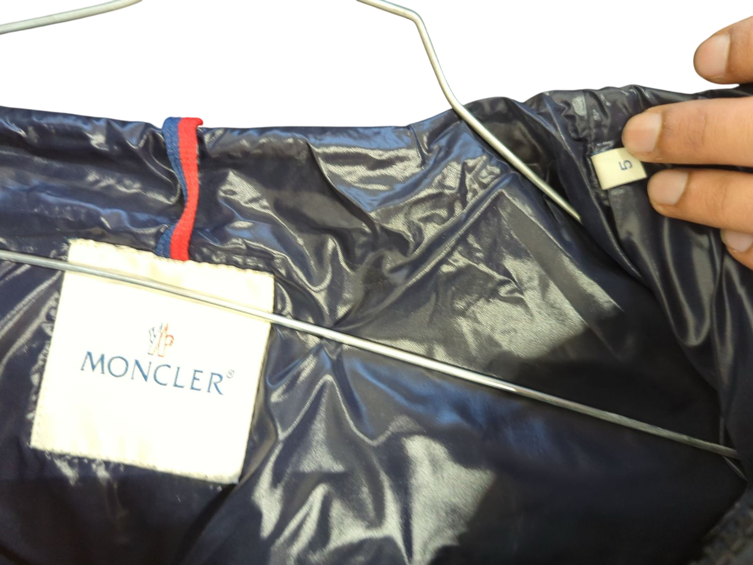 Moncler Black Down Puffer Jacket - Size 5