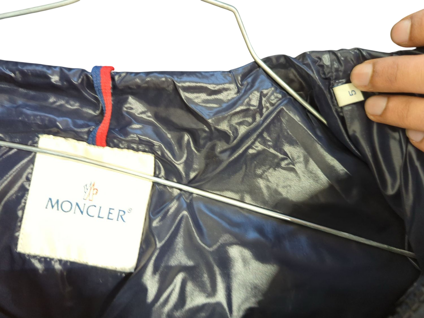 Moncler Black Down Puffer Jacket - Size 5