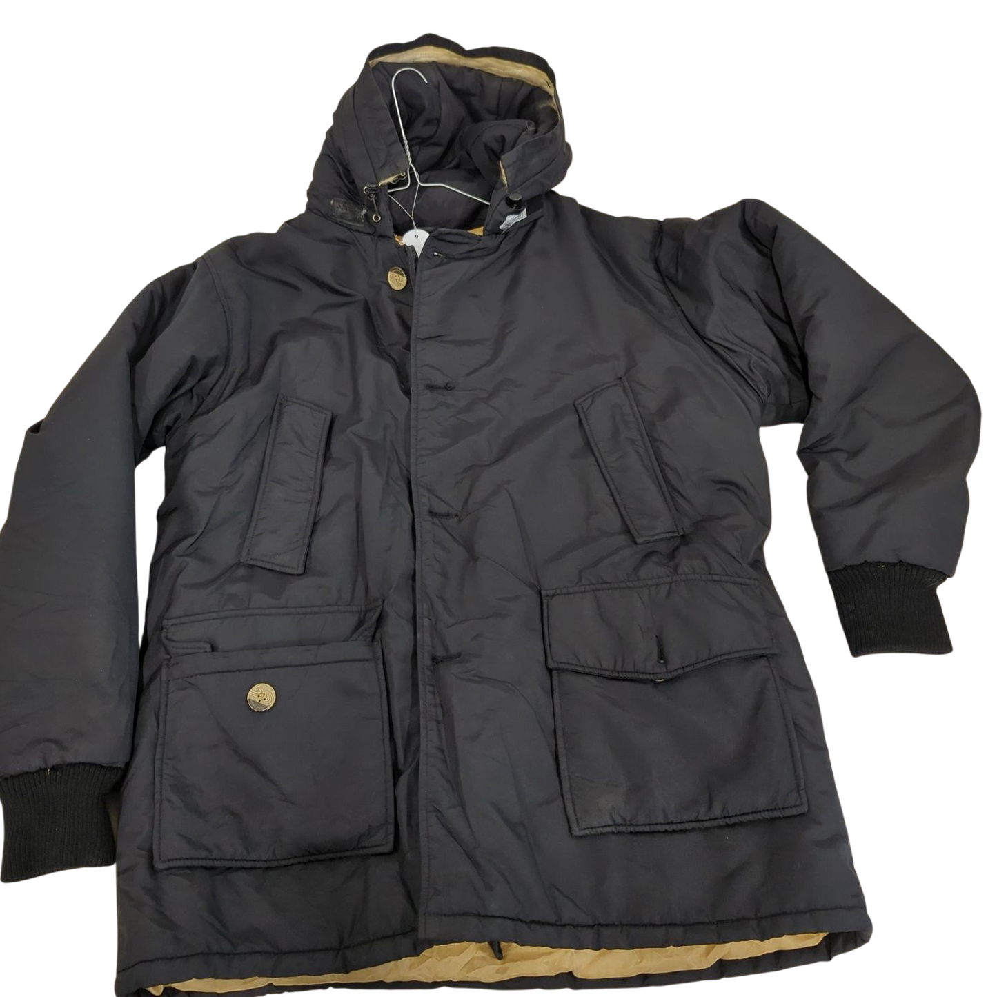 Woolrich Arctic Parka Black Winter Jacket - Size L