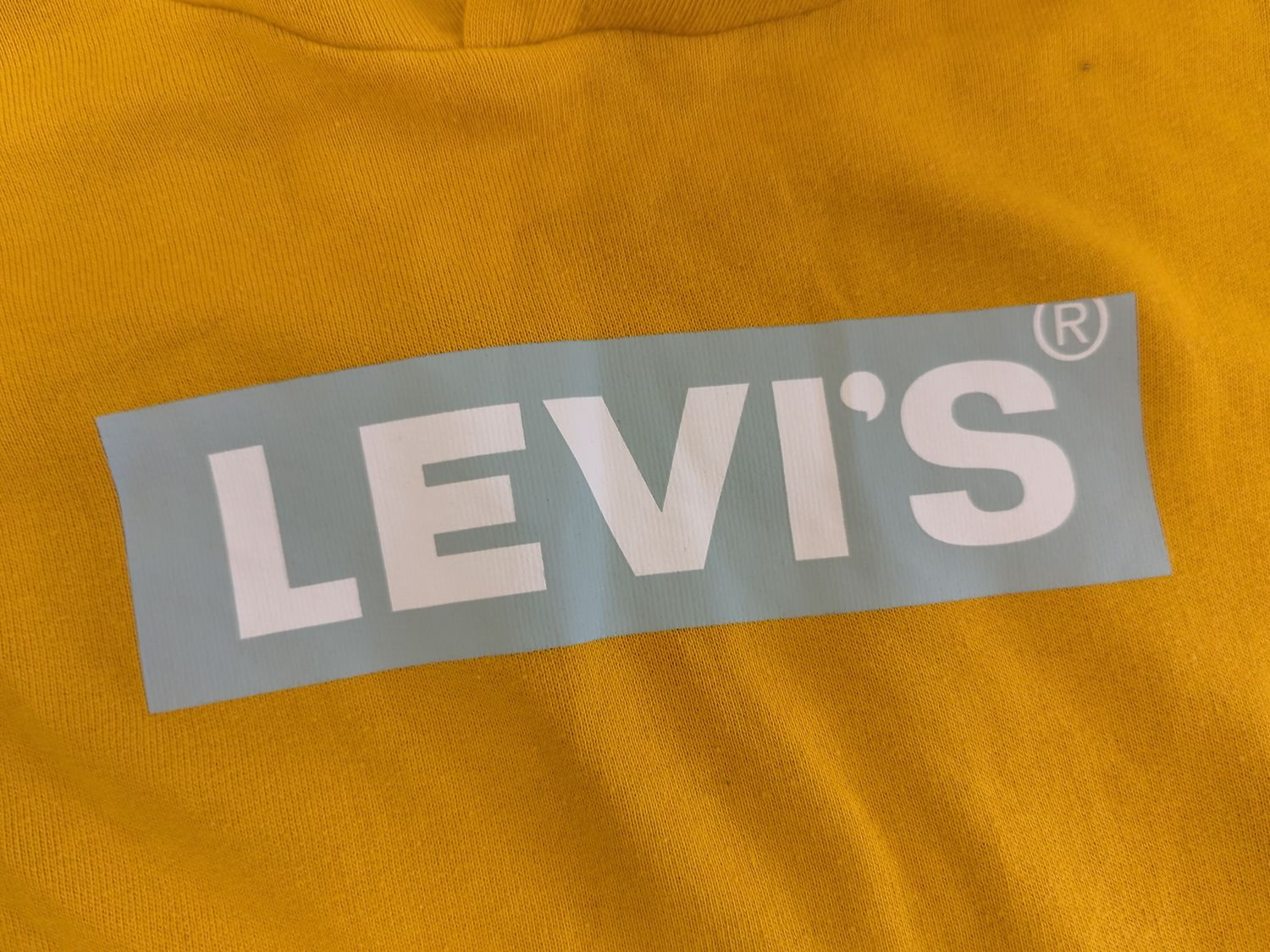 Levi's Yellow Hoodie - Size M - Front Pocket