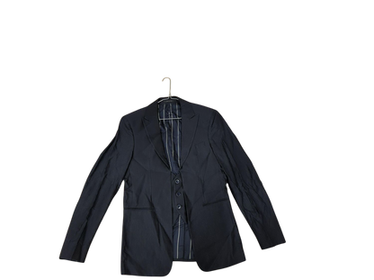 Emporio Armani Navy Pinstripe Blazer - Size 48 - Made in Italy