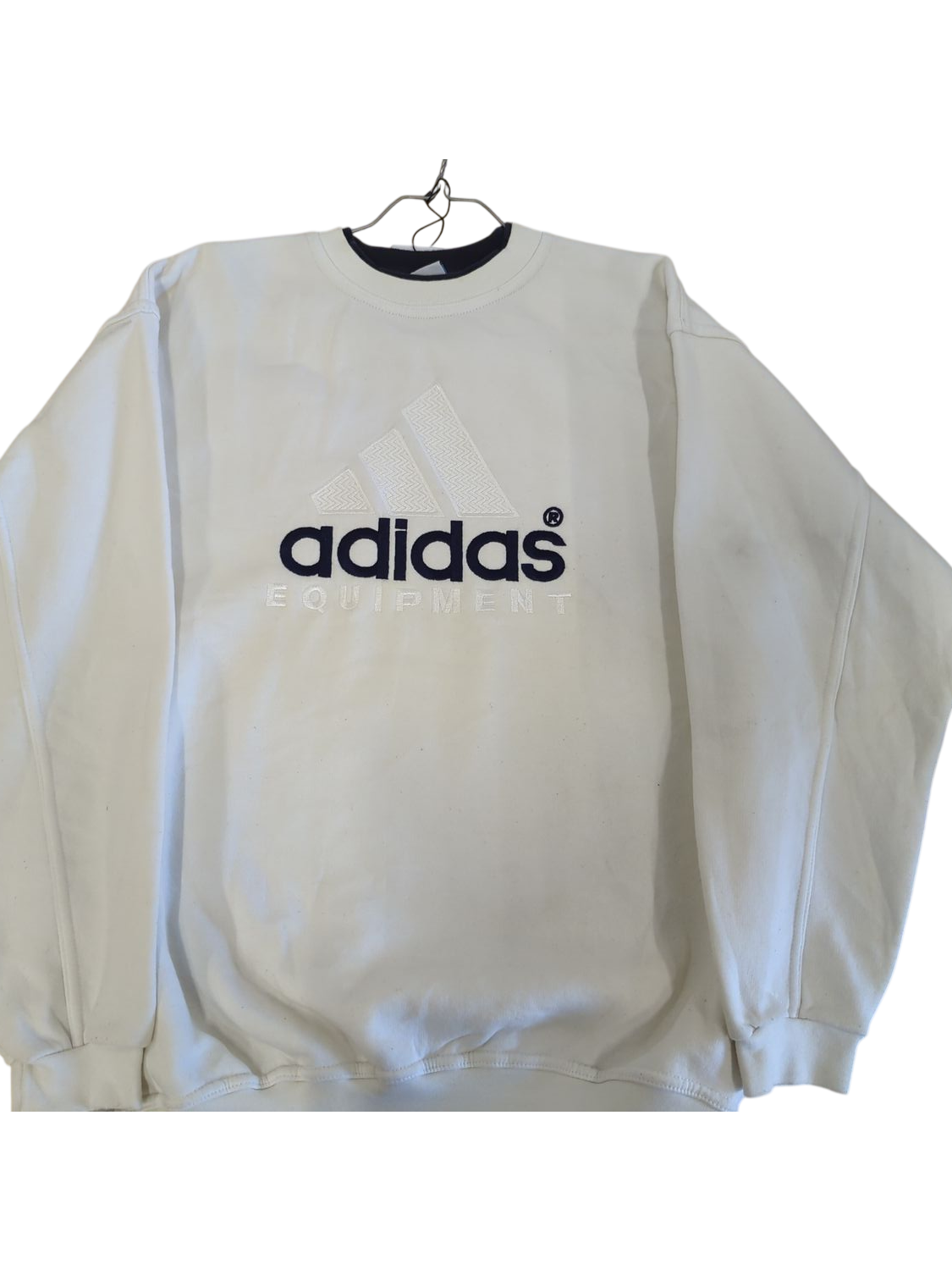 Adidas White Sweatshirt - Size S