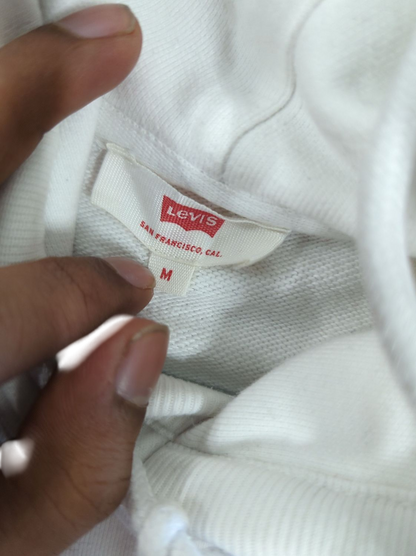 Levi's Strauss & Co White Hoodie - Size M