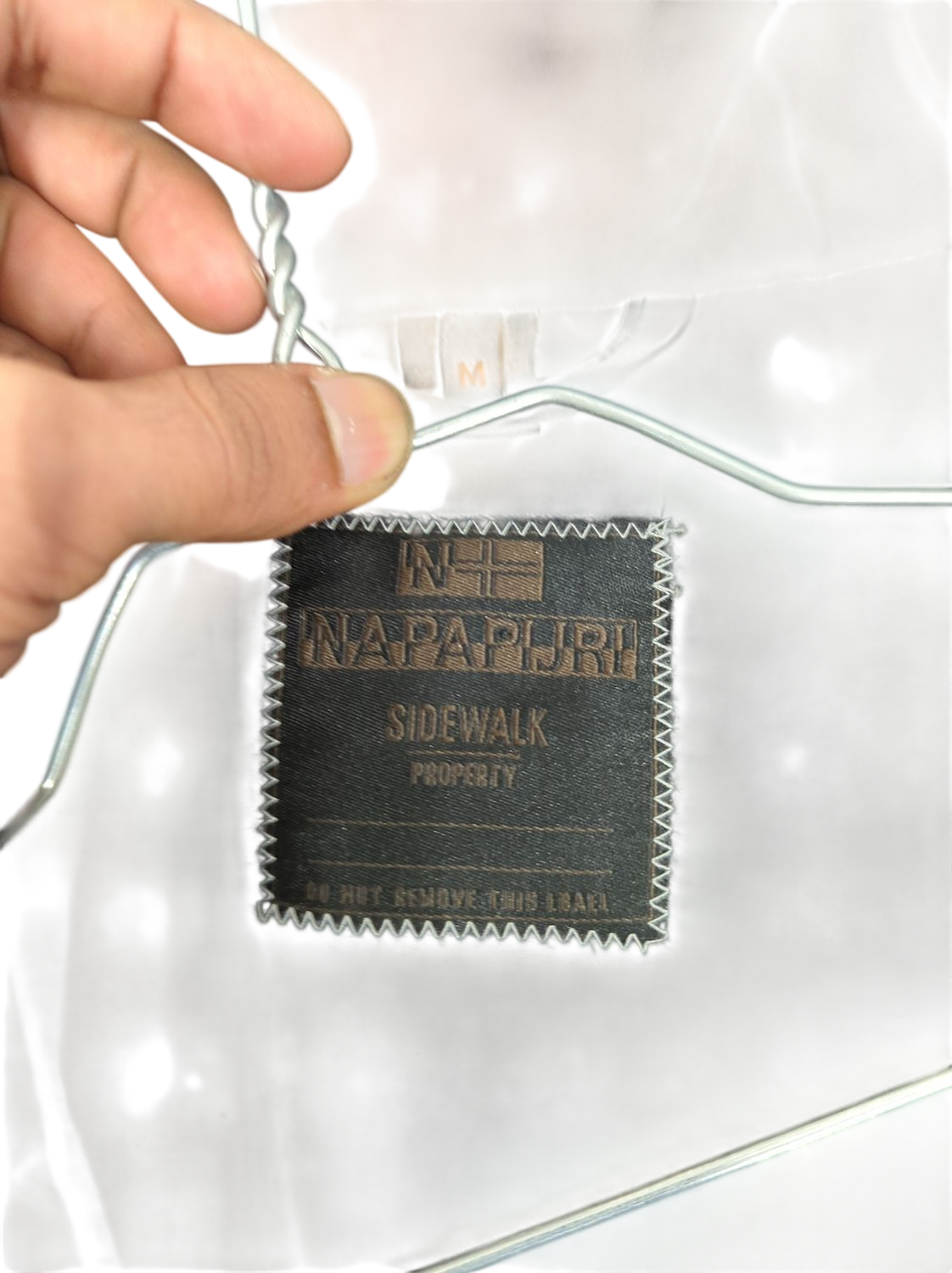 Napapijri Black Parka Jacket - Size M