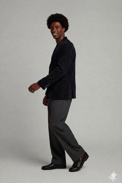 Armani Collezione Black Velvet Blazer - Size 56/R - Italian Made