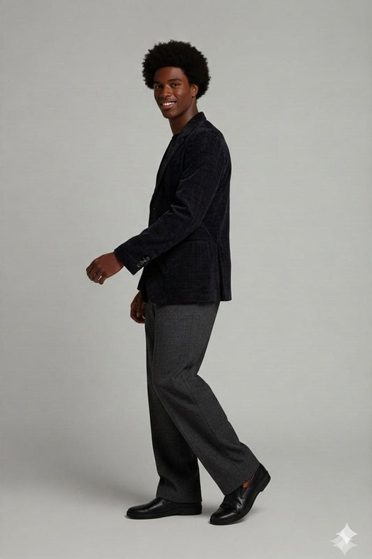 Armani Collezione Black Velvet Blazer - Size 56/R - Italian Made