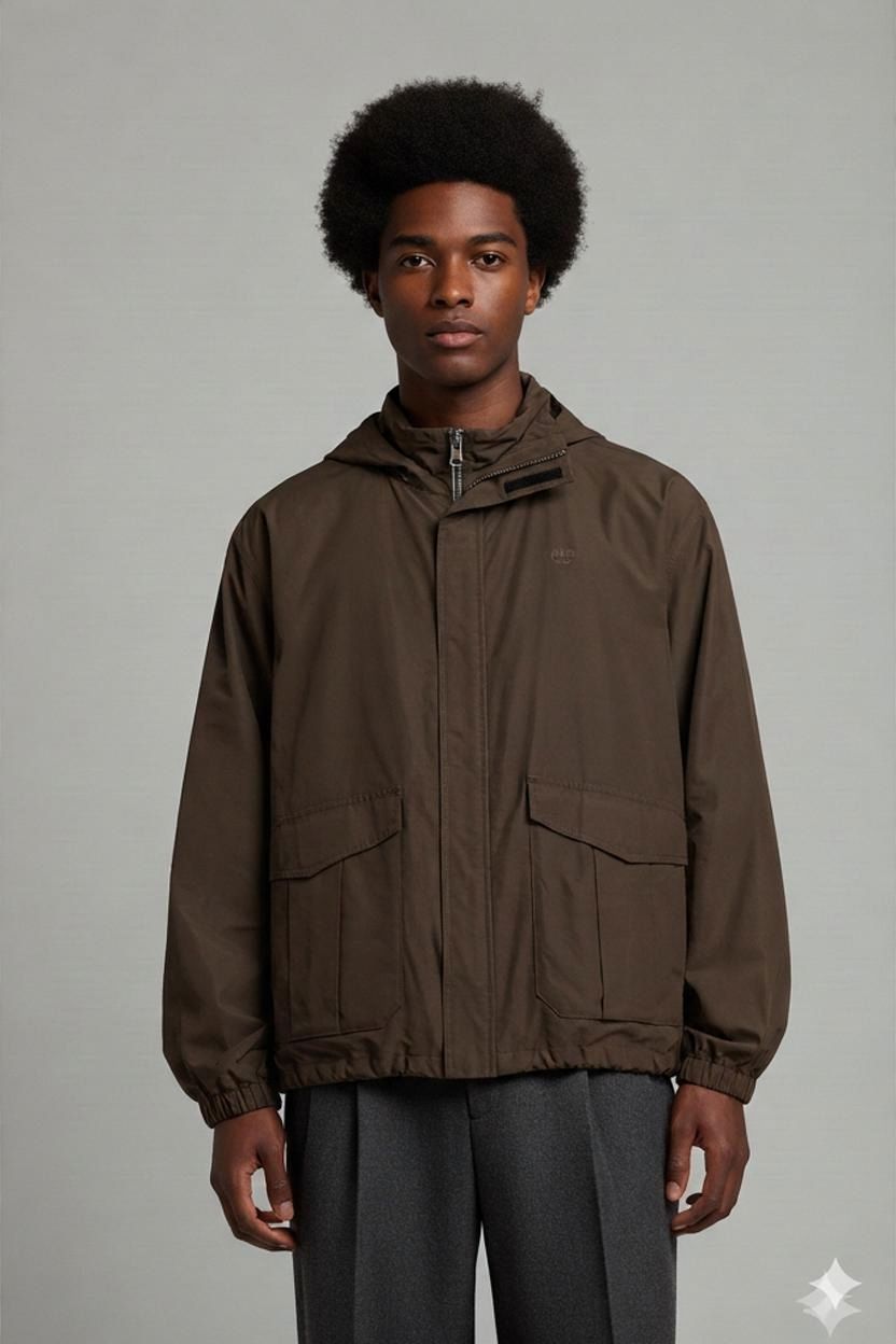 Timberland Stratham Issue Outdoor Windbreaker Jacket - Size L/G