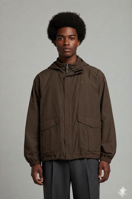 Timberland Stratham Issue Outdoor Windbreaker Jacket - Size L/G