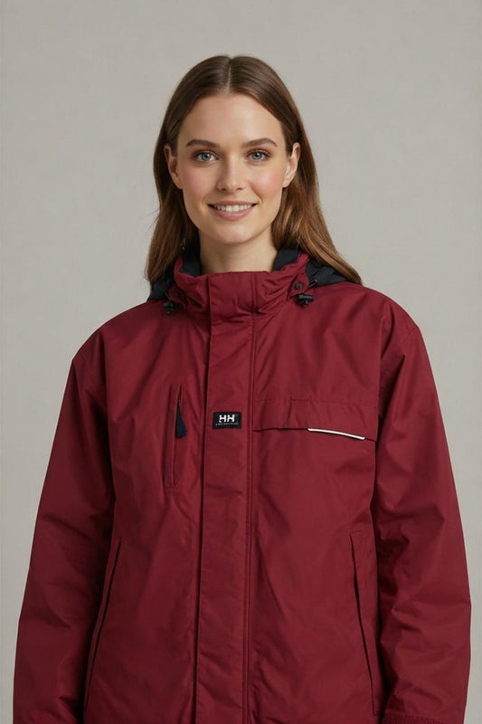 Helly Hansen Red Windbreaker Jacket - Size L