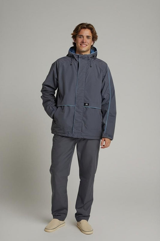 Helly Hansen Grey Windbreaker Jacket - Size XL