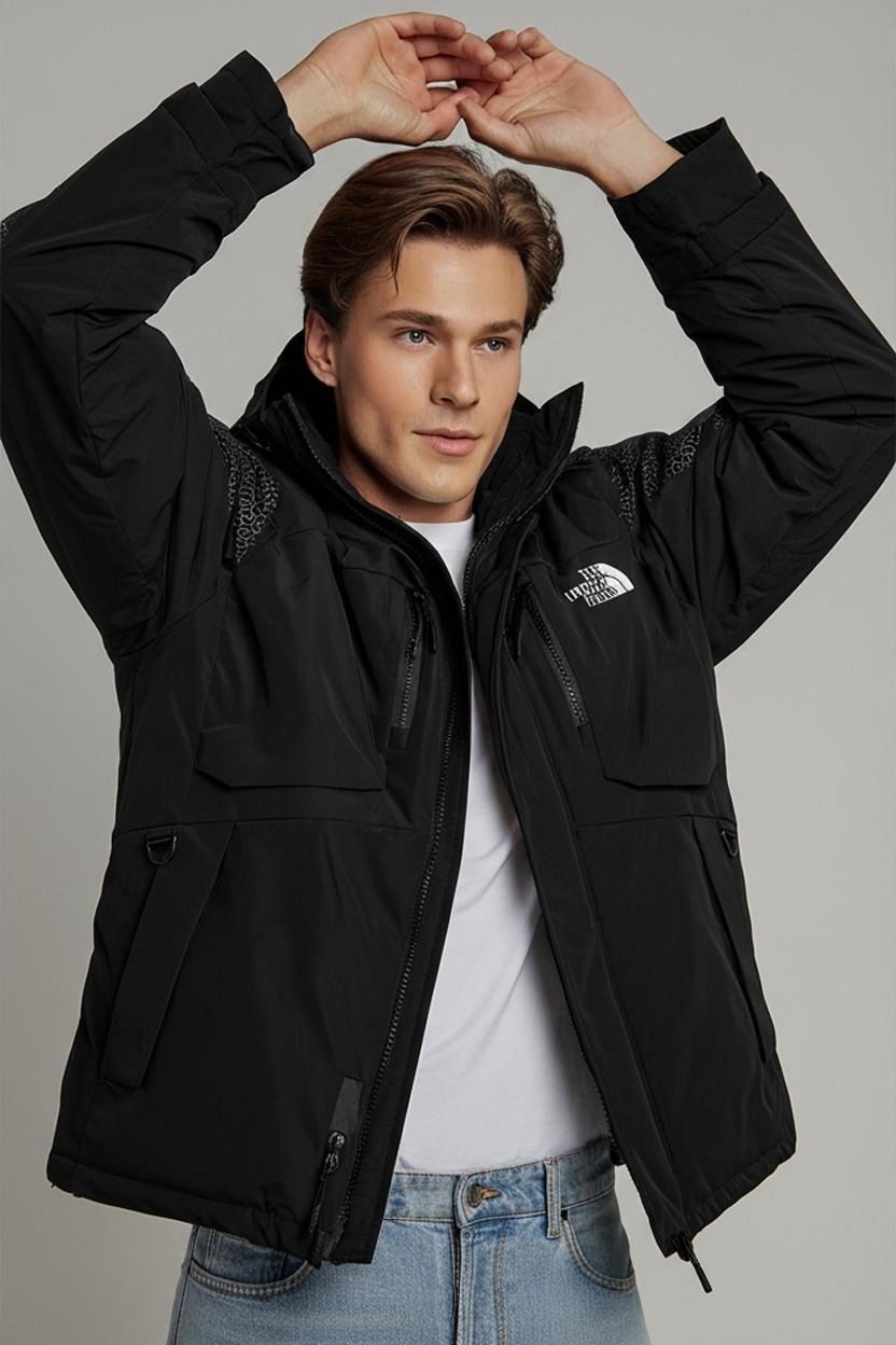 The North Face Black Winter Parka Jacket - Men's Size 2XL