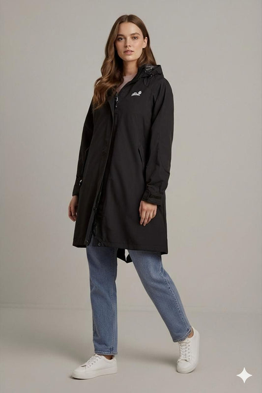 Jack Wolfskin Black Windbreaker Jacket - Women's XL/XXL