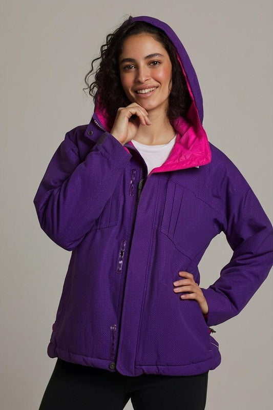 The North Face Purple Windbreaker Jacket - Women's Size M/M (10/12)
