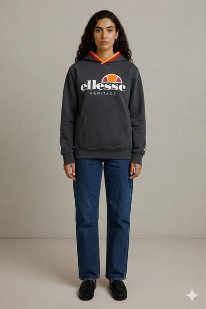 Ellesse Heritage Green Hoodie - Size L