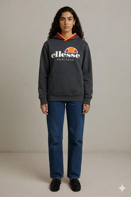 Ellesse Heritage Green Hoodie - Size L