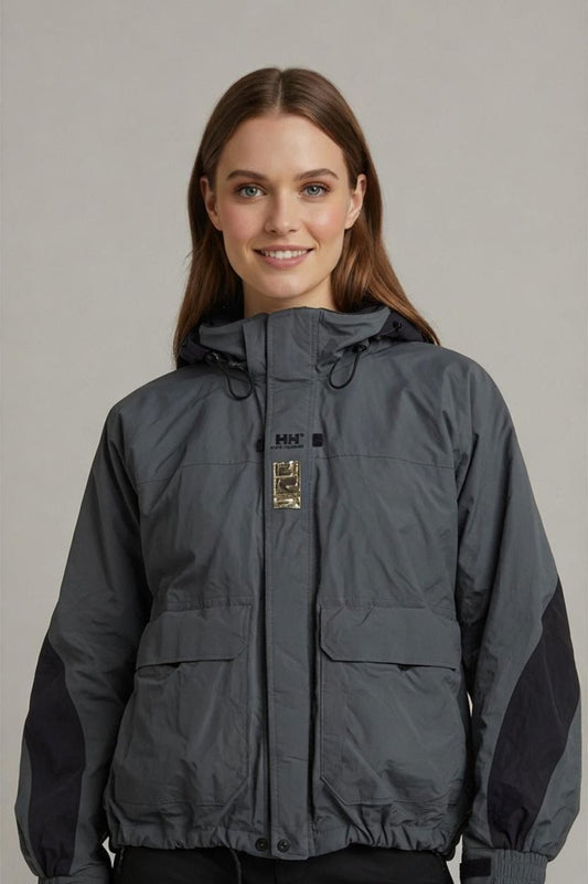 Helly Hansen Blue Windbreaker Jacket - Size XL