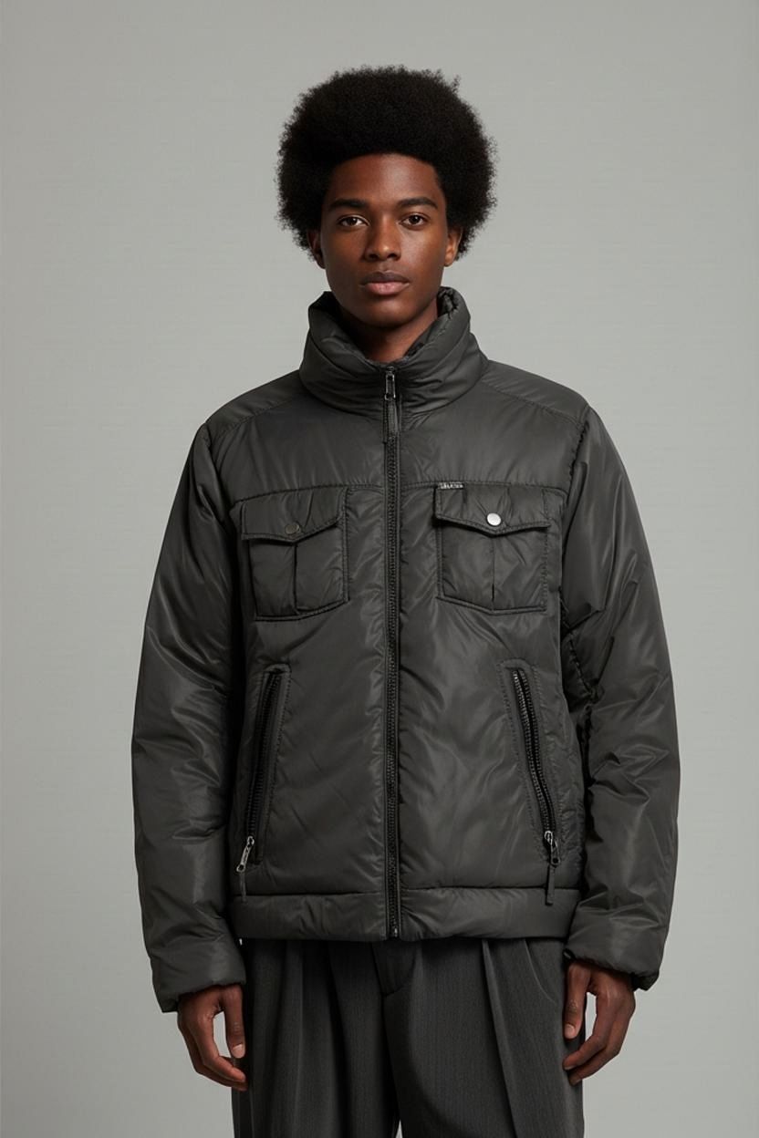 Lee Black Puffer Jacket - Men's Size M