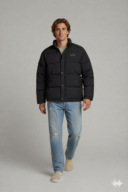 Levi's Black Puffer Jacket - Winter Parka