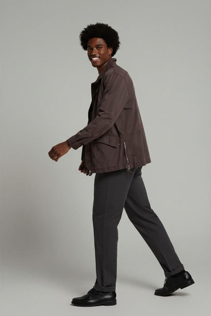 Alberto Aspesi Brown Windbreaker Jacket - Size L