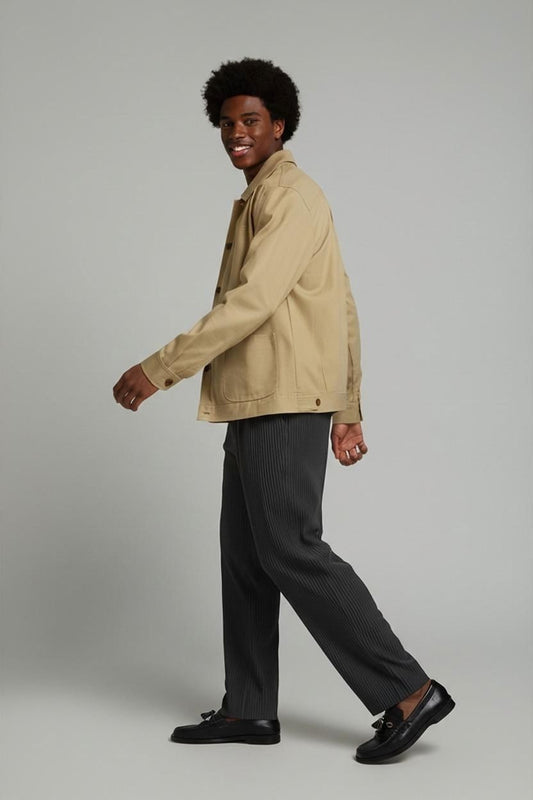 Baldassari Beige Cotton Blazer - Size 52 - Made in Italy