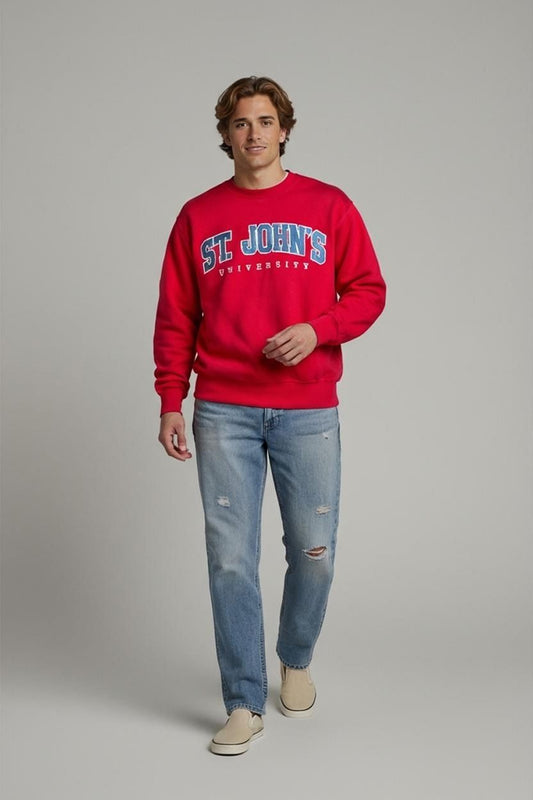 Champion Eco Red St Johns University Sweatshirt - Size S