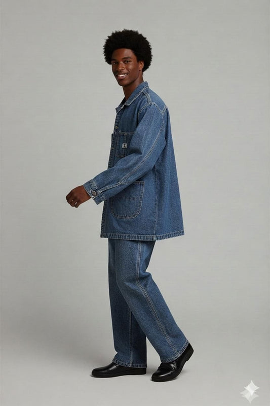Calvin Klein Denim Button-Down Jacket - Size S
