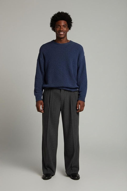 Robe di Kappa Navy Blue Wool Blend Sweater - Size M/L