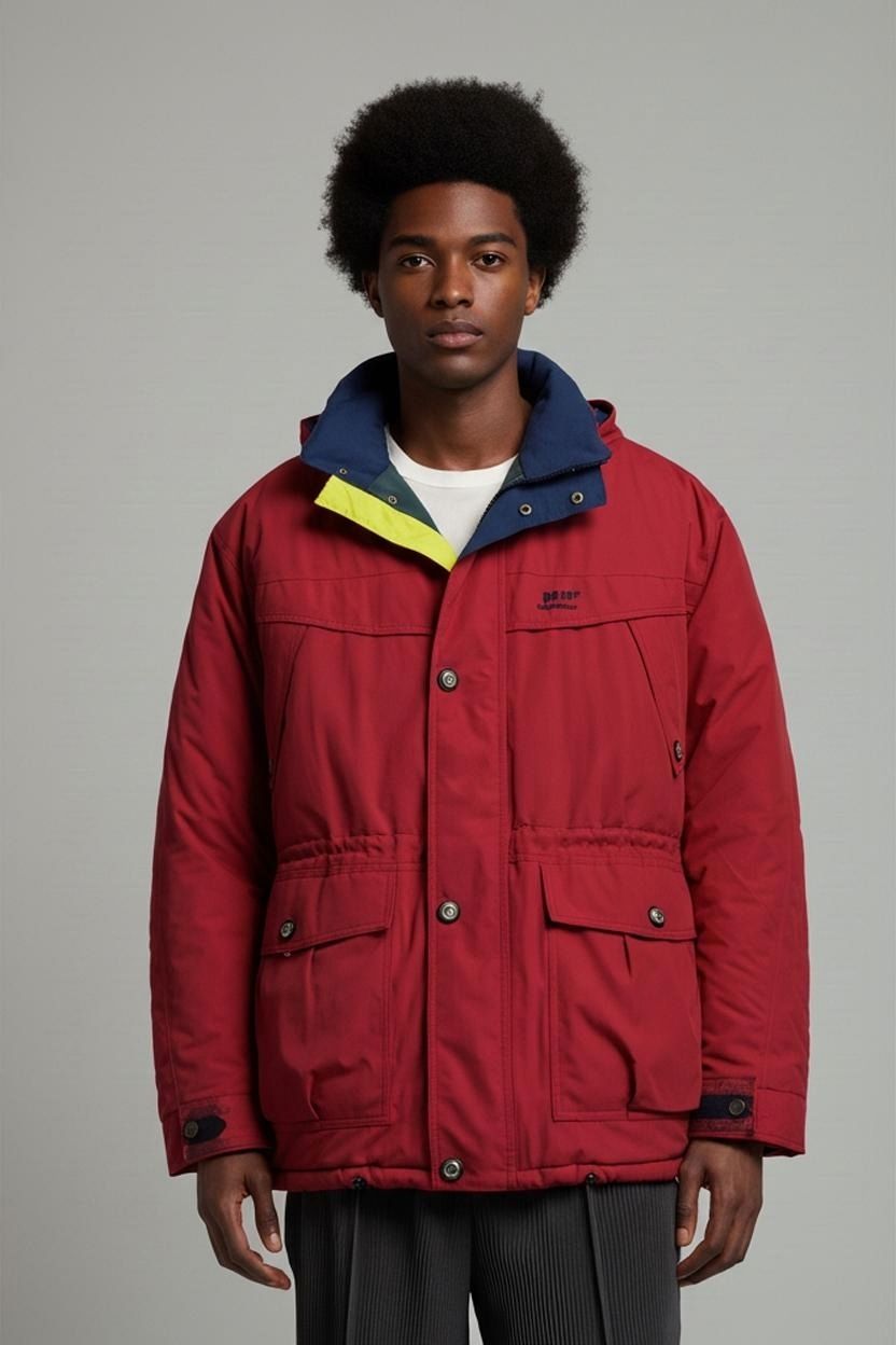 Helly Hansen Red Parka Jacket - Norwegian Made