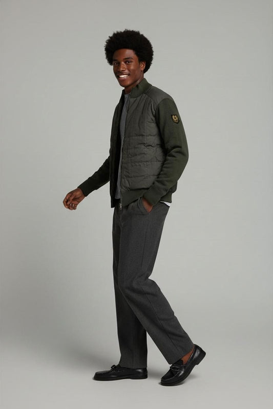 Belstaff Green Bomber Jacket - Size M - Made in England