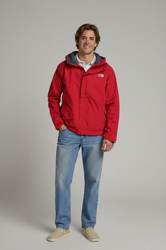 The North Face Red Windbreaker Jacket - Size M/M
