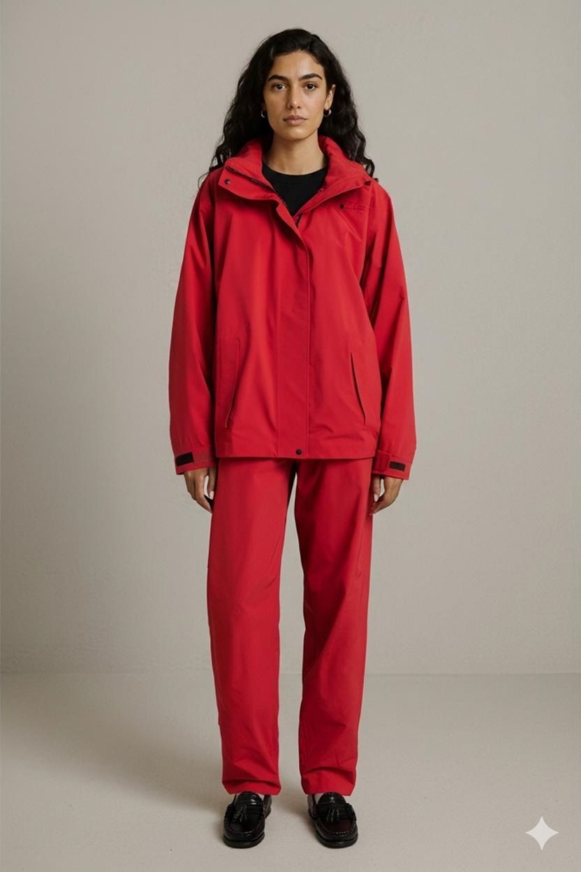 Helly Hansen Red Windbreaker Jacket - Size XL