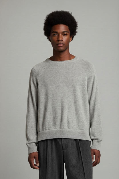 Tommy Hilfiger Grey Wool Cashmere Sweater - Size XXL