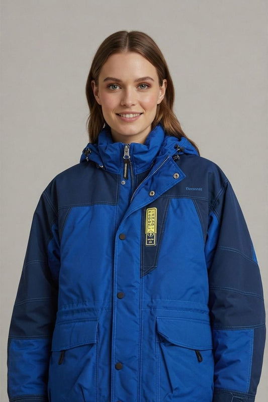 Sergio Tacchini Vintage Ski Jacket - Blue/Navy - Size XL