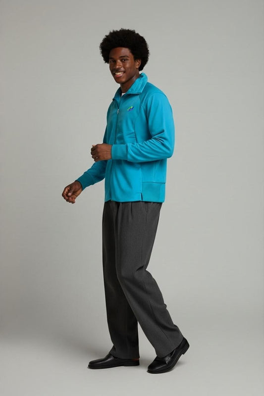 Lotto Turquoise Windbreaker Jacket - Italian Sport Design - Size XS