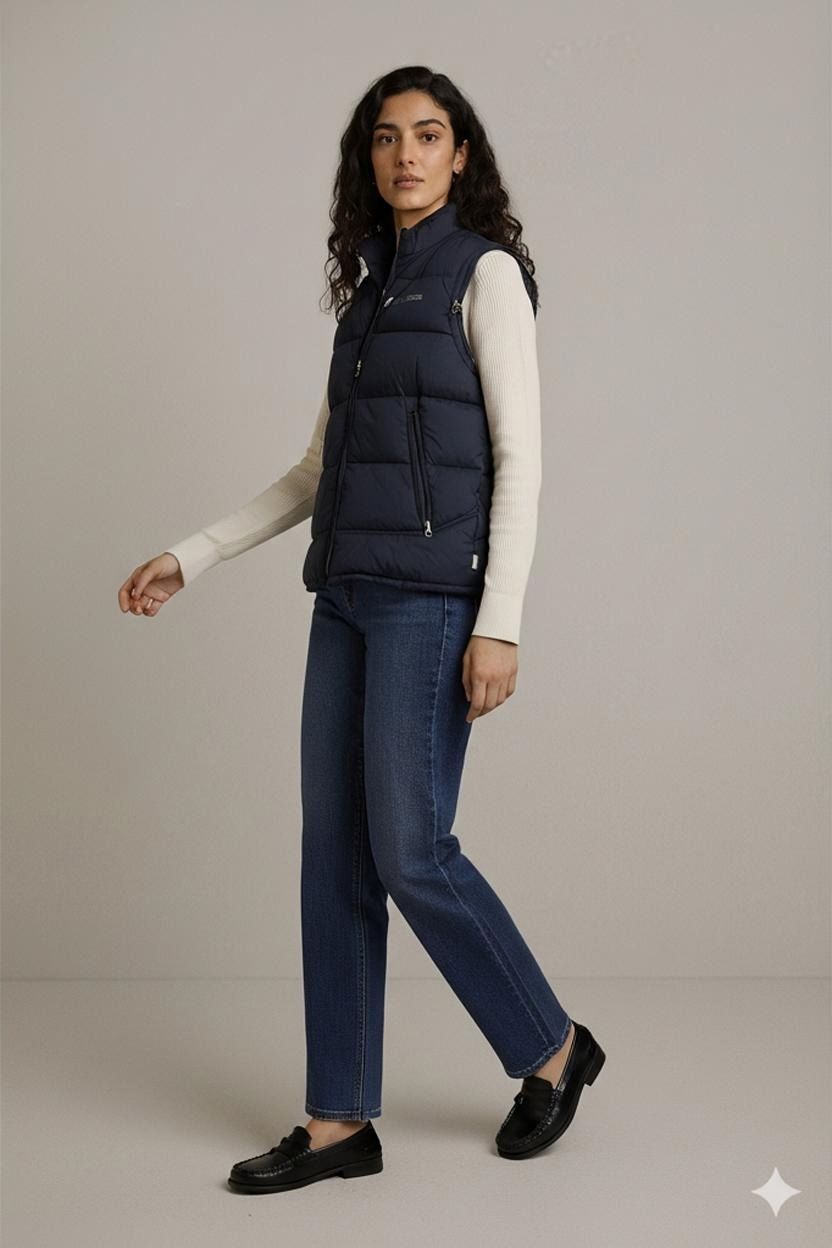 Lotto Italian Sport Design Navy Puffer Vest - Size XXL