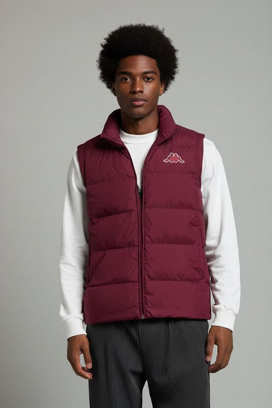 Kappa Burgundy Sleeveless Vest - Size Large
