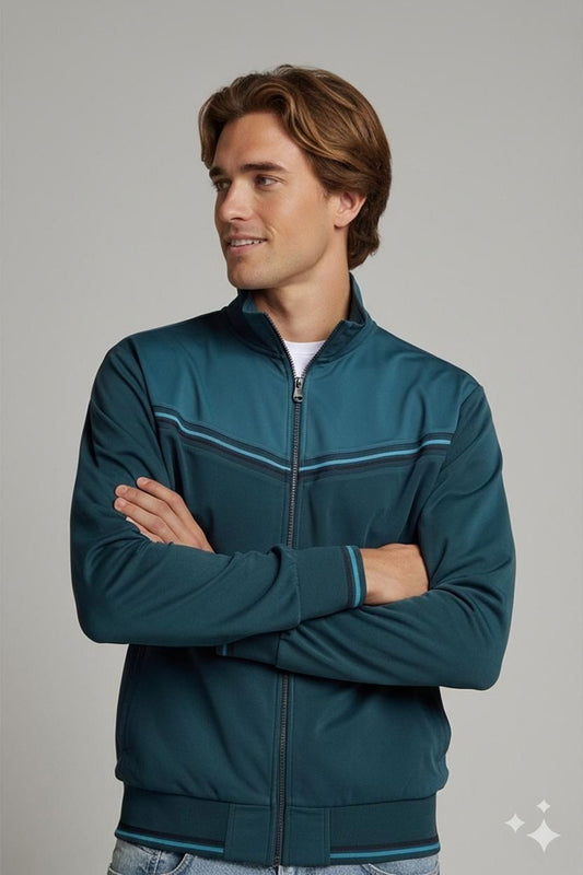 Lotto Italian Sport Design Teal Windbreaker Jacket - Size XXXL