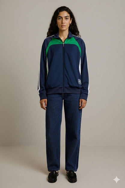 Ellesse Navy & Green Windbreaker Jacket